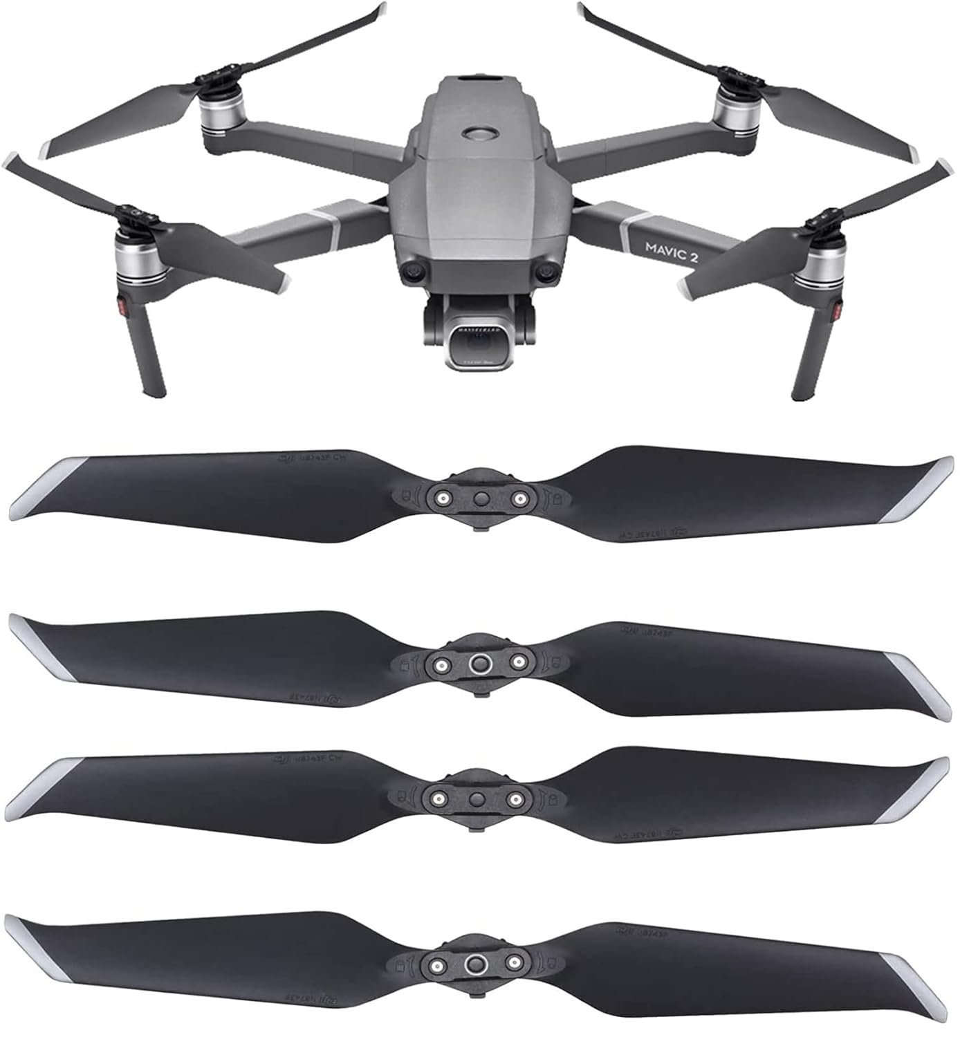 61aBQ-3AELL._SL1500_.jpg EWit Mini Drone Propellers | Replacement Blade Set for RC Quadcopters - Image 1