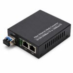 10/100/1000 Mbps Dual Fiber MM Media Converter