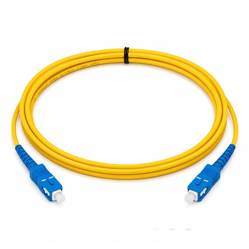 Untitled-1-42.jpg SC/PC to SC/PC Simplex Single Mode Fiber Patch Cord 3.0mm (5 Meter) - Image 1