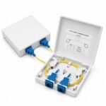 2 Port Ftth Box (Loaded With Two Pigtail And Two Adapter)